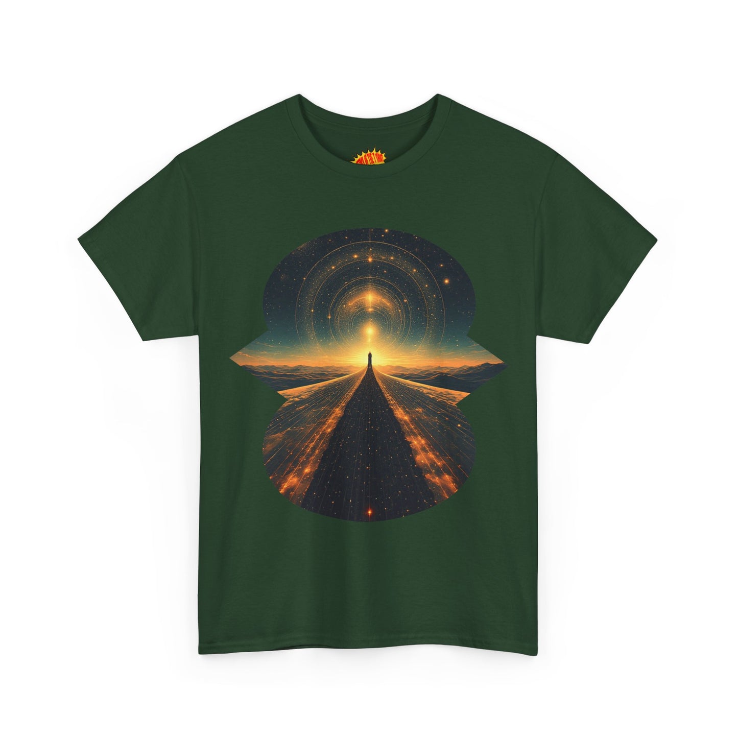 Cosmic Path Space Graphic Art Tee Shirt *Multiple Colors*