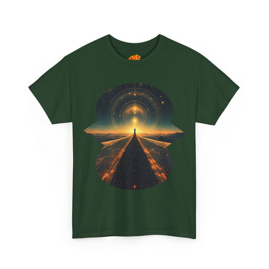 Cosmic Path Space Graphic Art Tee Shirt *Multiple Colors*