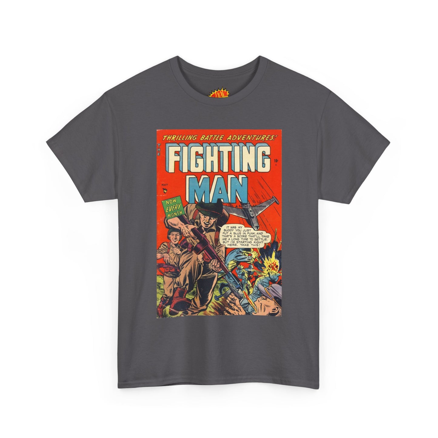 The Fighting Man May Comic Tee Shirt *Multiple Colors*