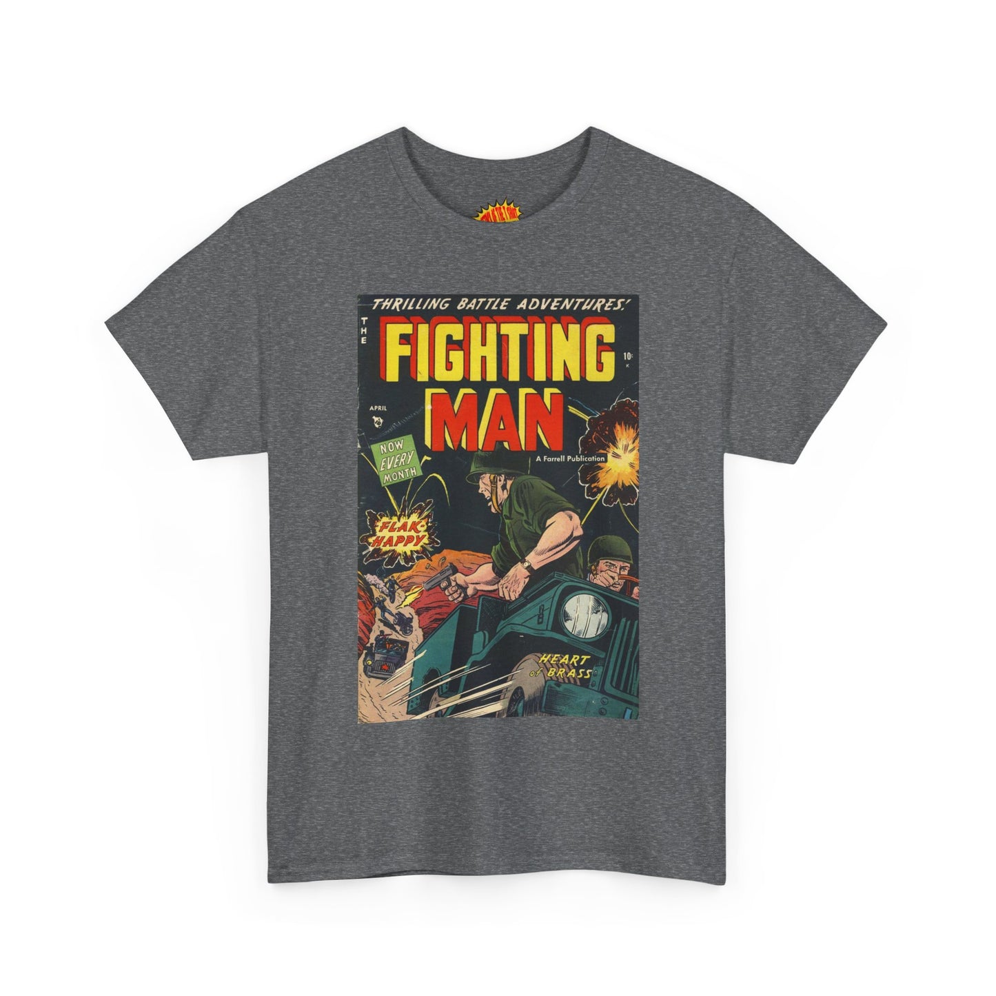 The Fighting Man April Comic Tee Shirt *Multiple Colors*