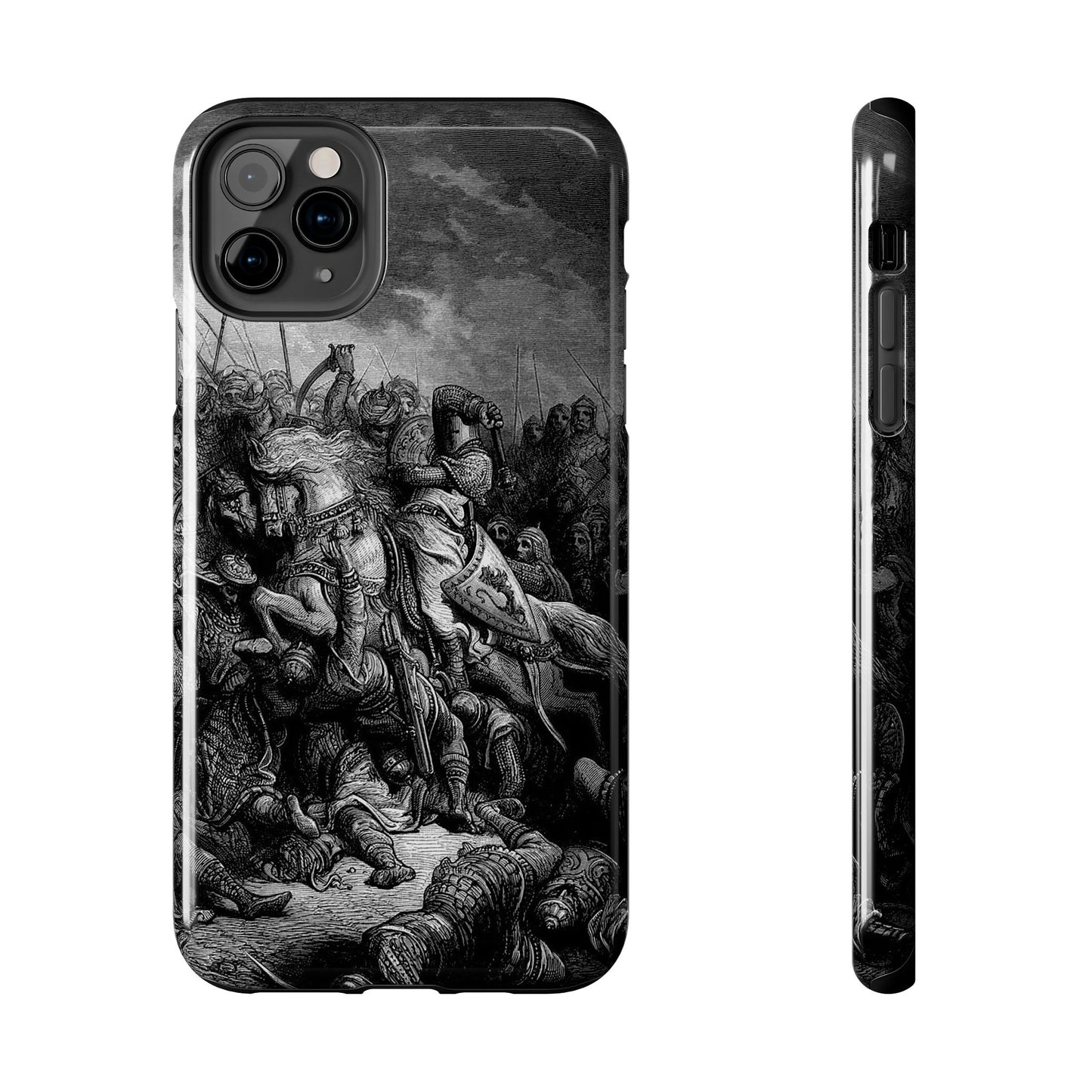 Richard and Saladin by Gustave Dore iPhone Case *Many Sizes Available*