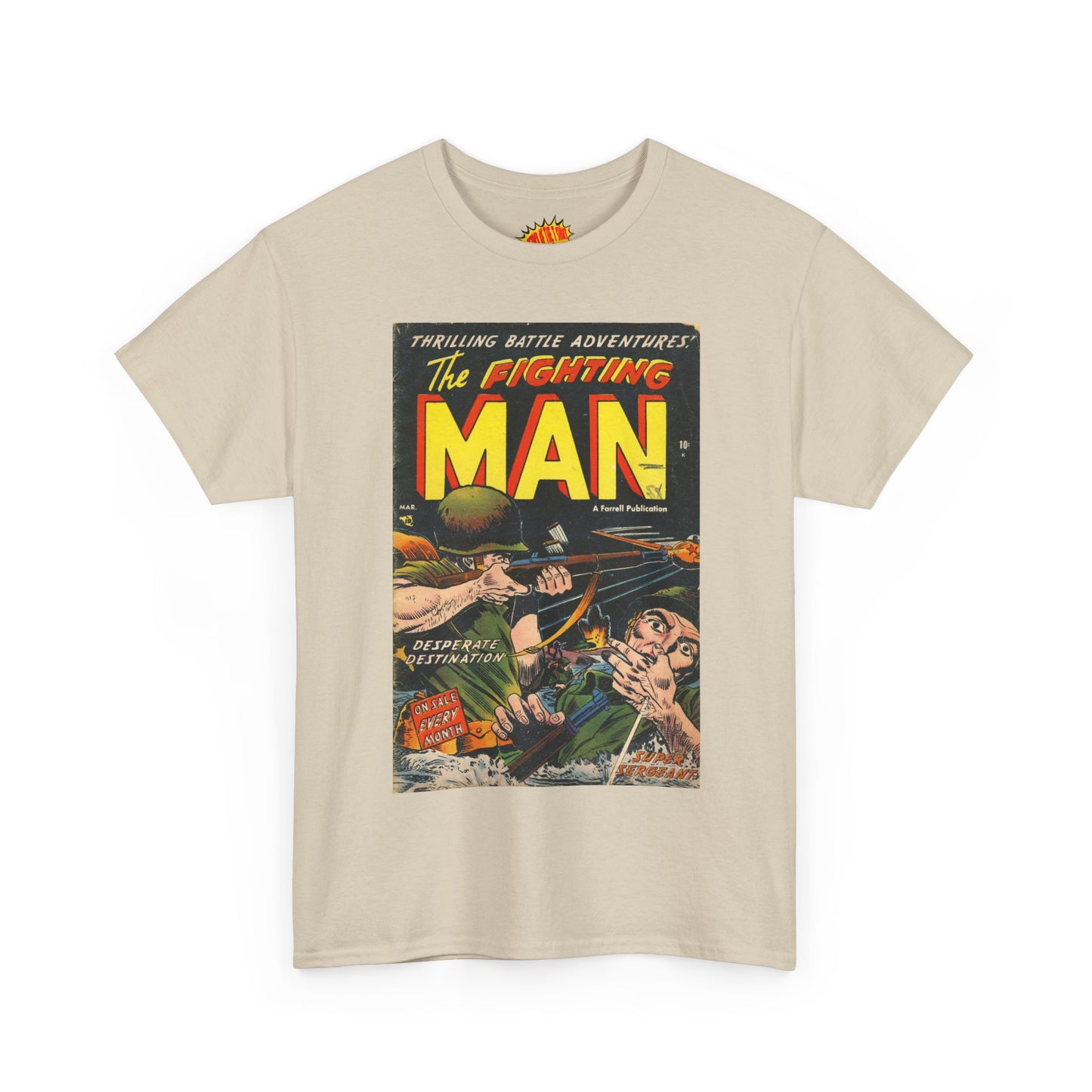 The Fighting Man March Comic Tee Shirt *Multiple Colors*