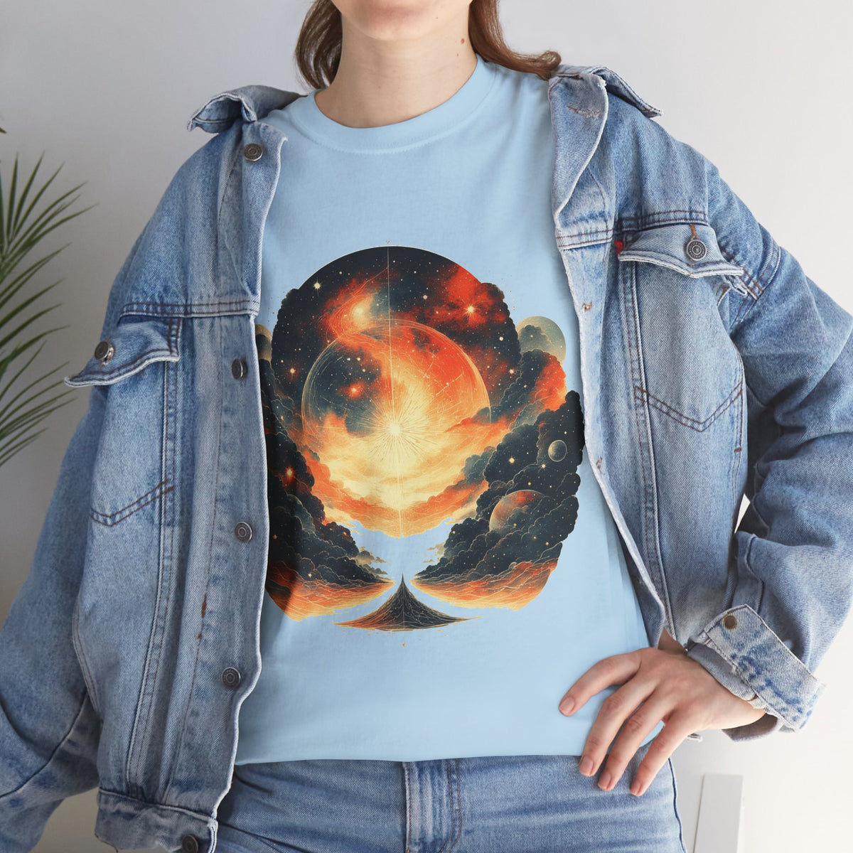 Moonscape w/Clouds Graphic Tee Shirt