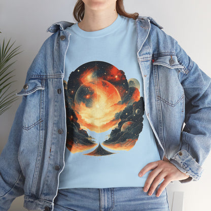 Moonscape w/Clouds Graphic Tee Shirt