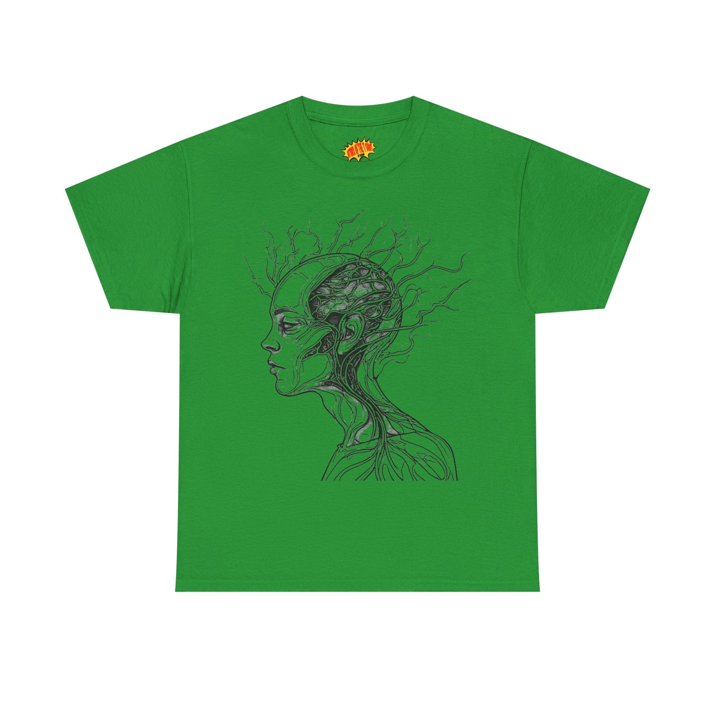 Anatomy Line Drawing Face Graphic Art Tee Shirt *Multiple Colors*
