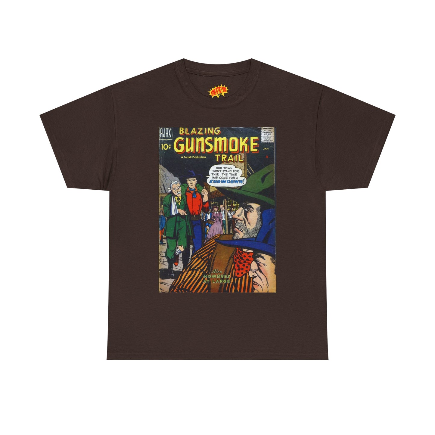Gunsmoke Trail January Comic Tee Shirt *Multiple Colors*
