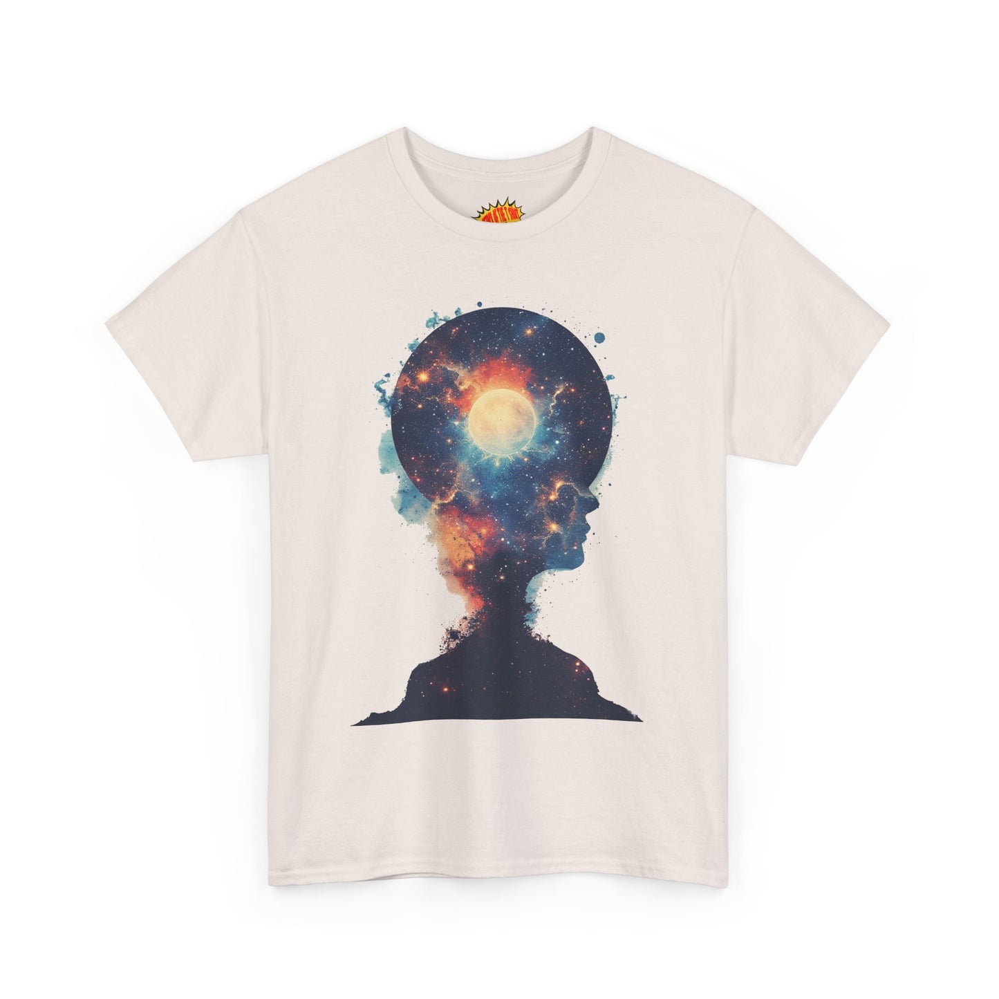 Abstract Galaxy Nebula Art w/Face Graphic Tee Shirt *Multiple Colors*