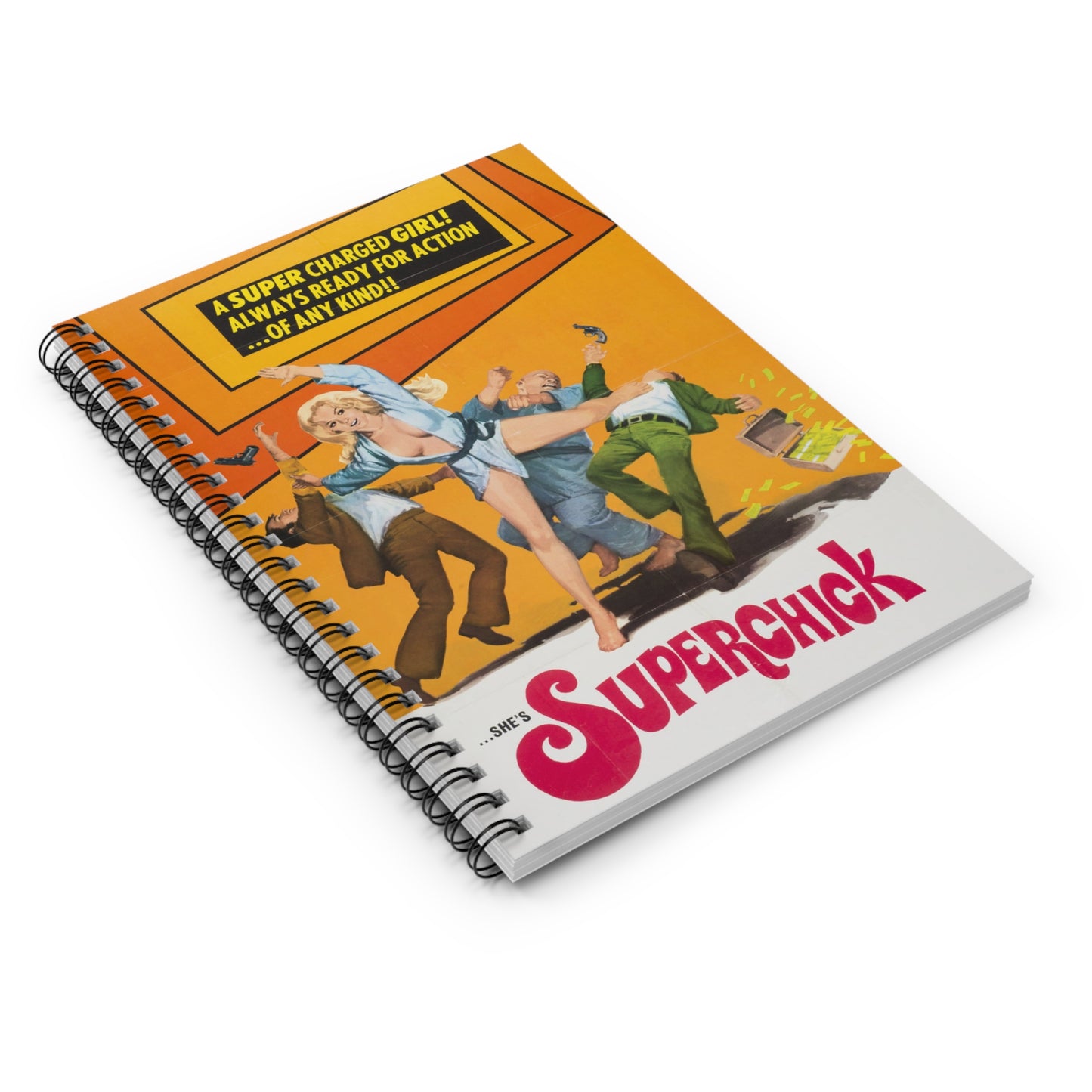 Superchick - Vintage Movie Poster Notebook