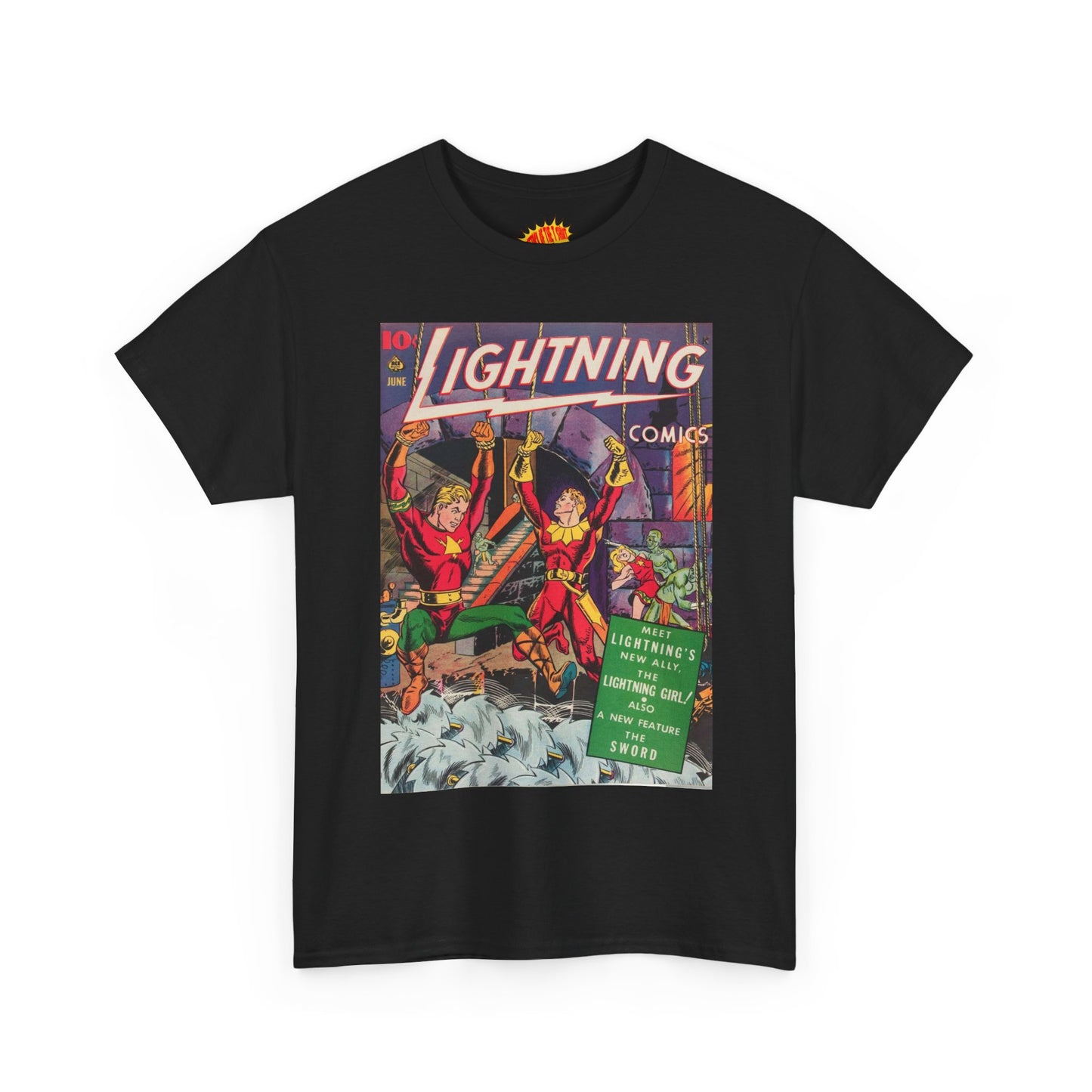 Lightning Comics June Comic Tee Shirt *Multiple Colors*