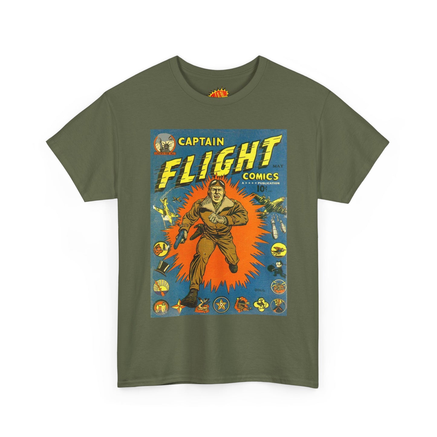 Captain Flight May Comic Tee Shirt *Multiple Colors*