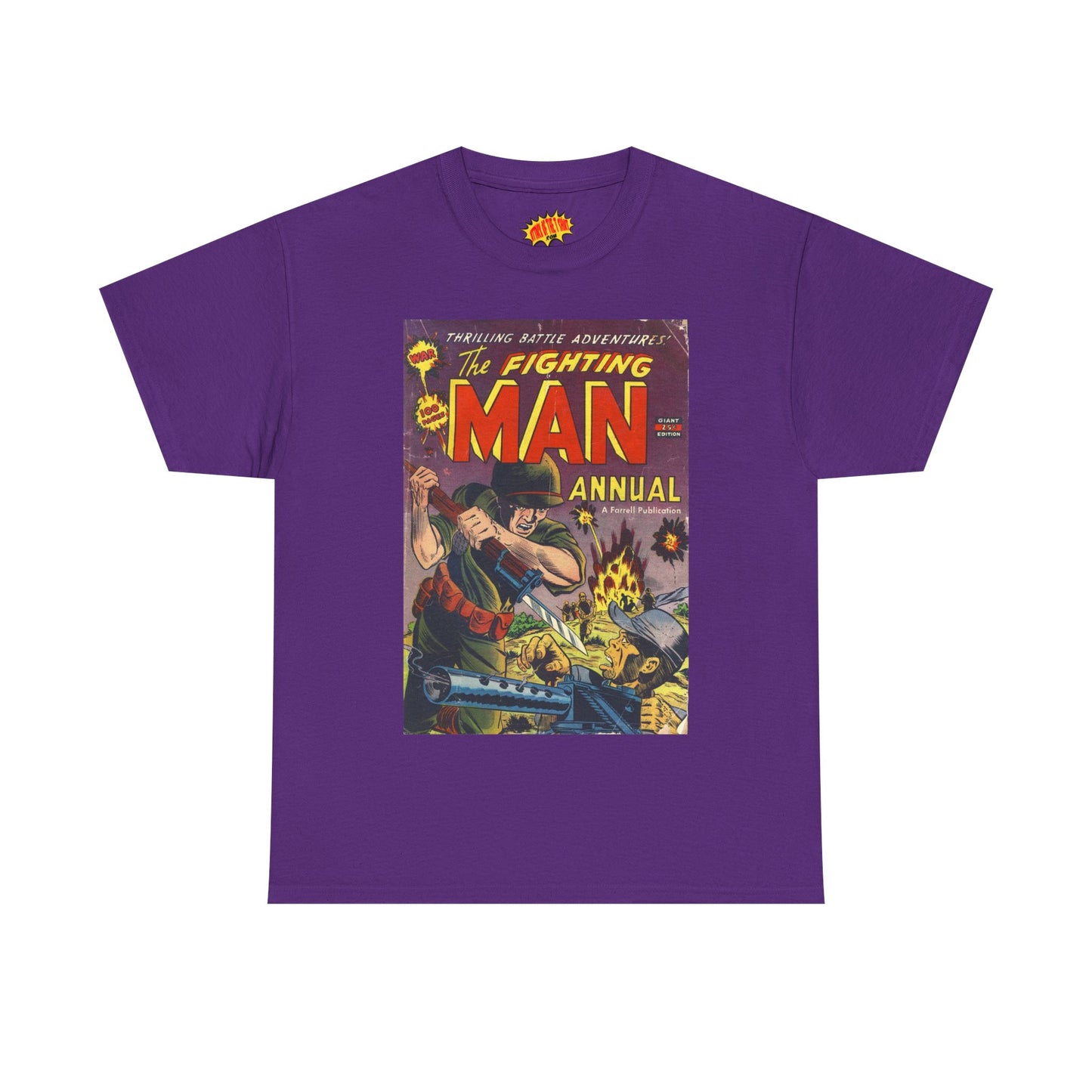 The Fighting Man Annual Comic Tee Shirt *Multiple Colors*