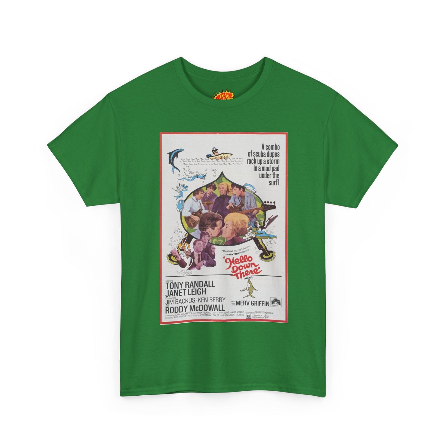 Hello Down There Movie Poster T-Shirt *Multiple Colors*