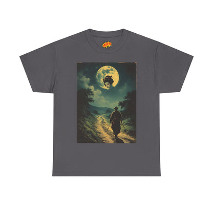 Travelling Samurai w/Moon Geisha Woman T-Shirt