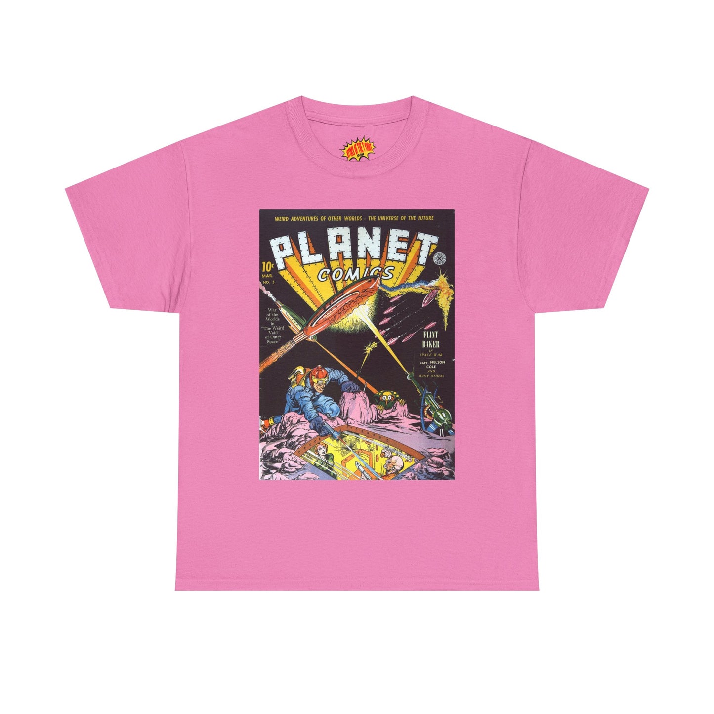 Planet Comics #3 - Heavy Cotton Tee *Light Colors*