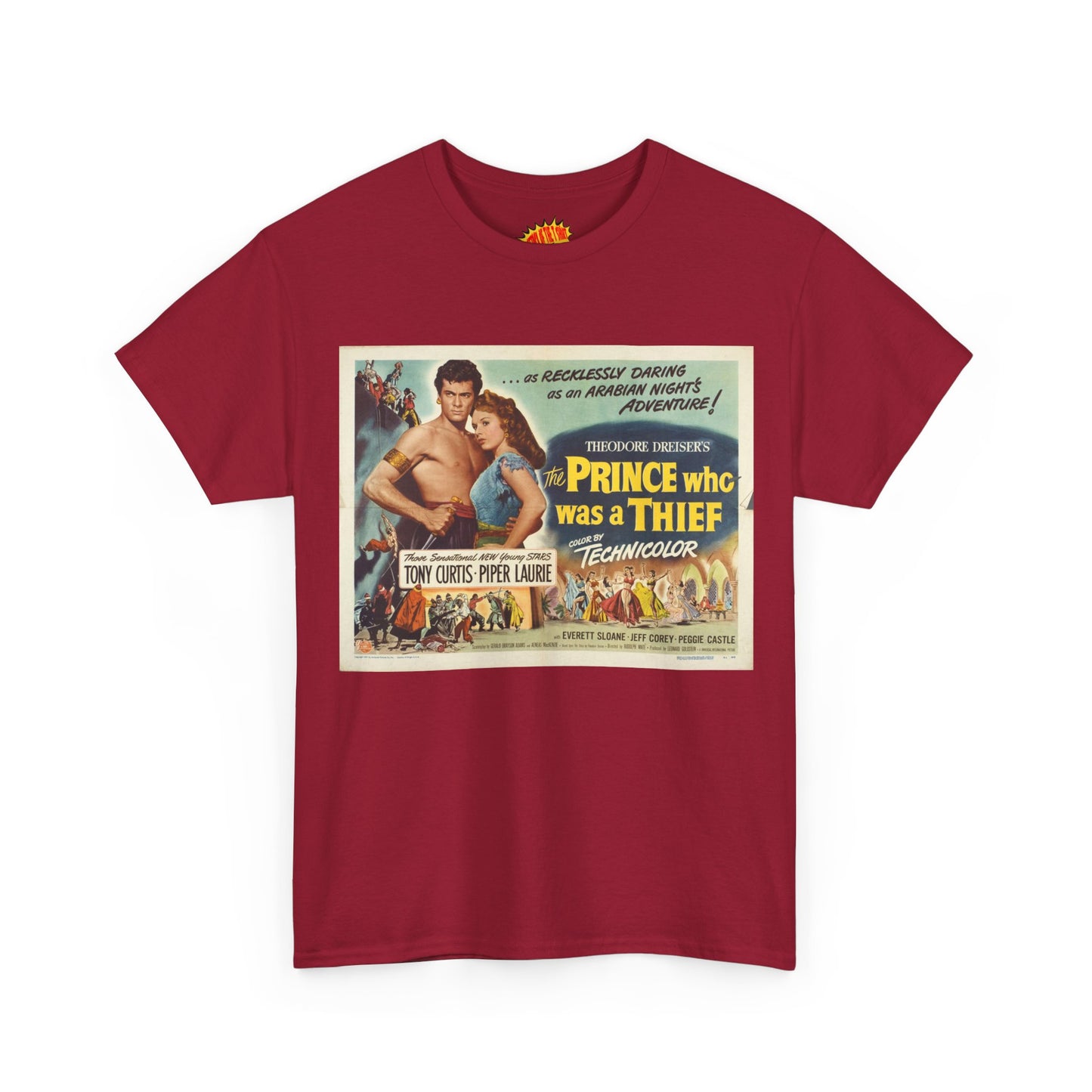 The Prince Who was a Thief Movie Poster T-Shirt *Multiple Colors*