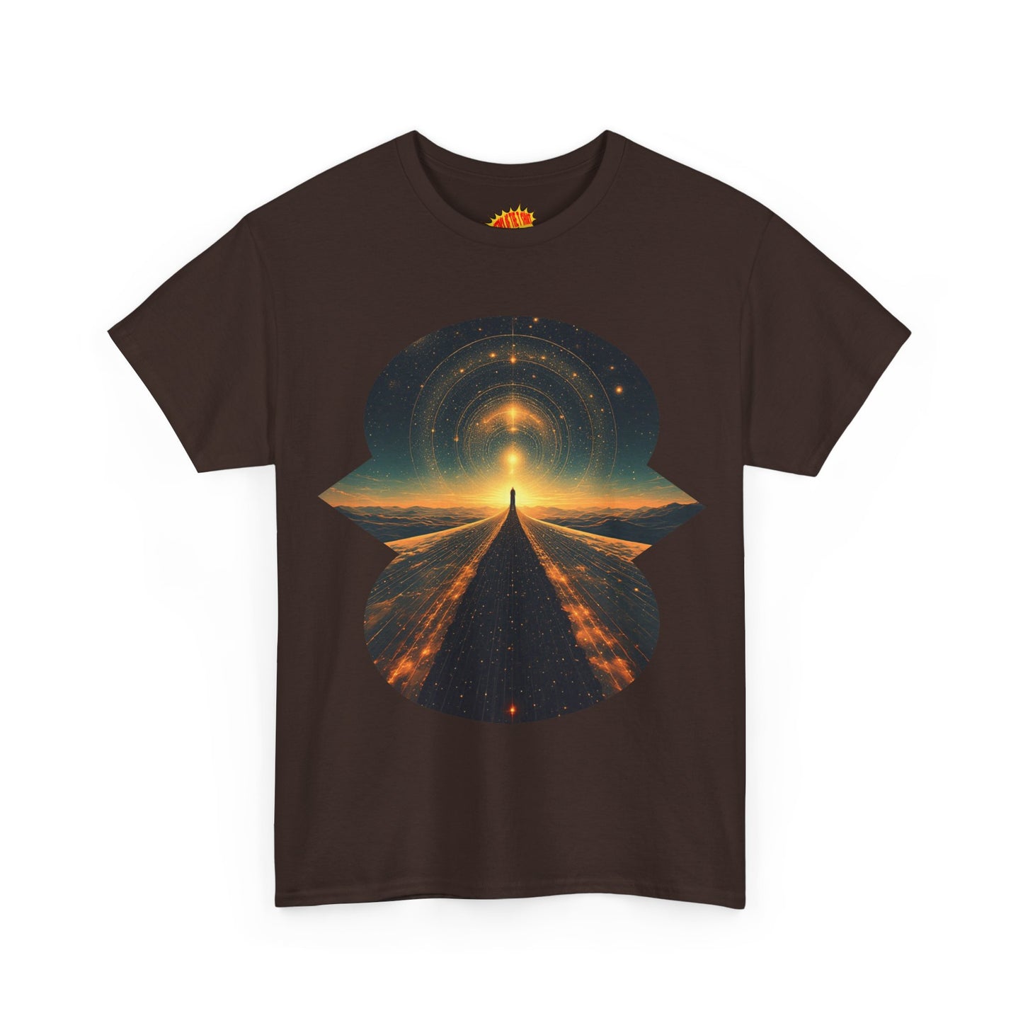 Cosmic Path Space Graphic Art Tee Shirt *Multiple Colors*