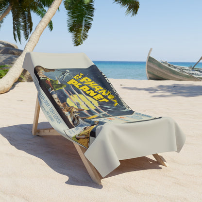 The Phantom Planet Movie Poster Art Beach Towel | Retro Sci-fi Movie Print