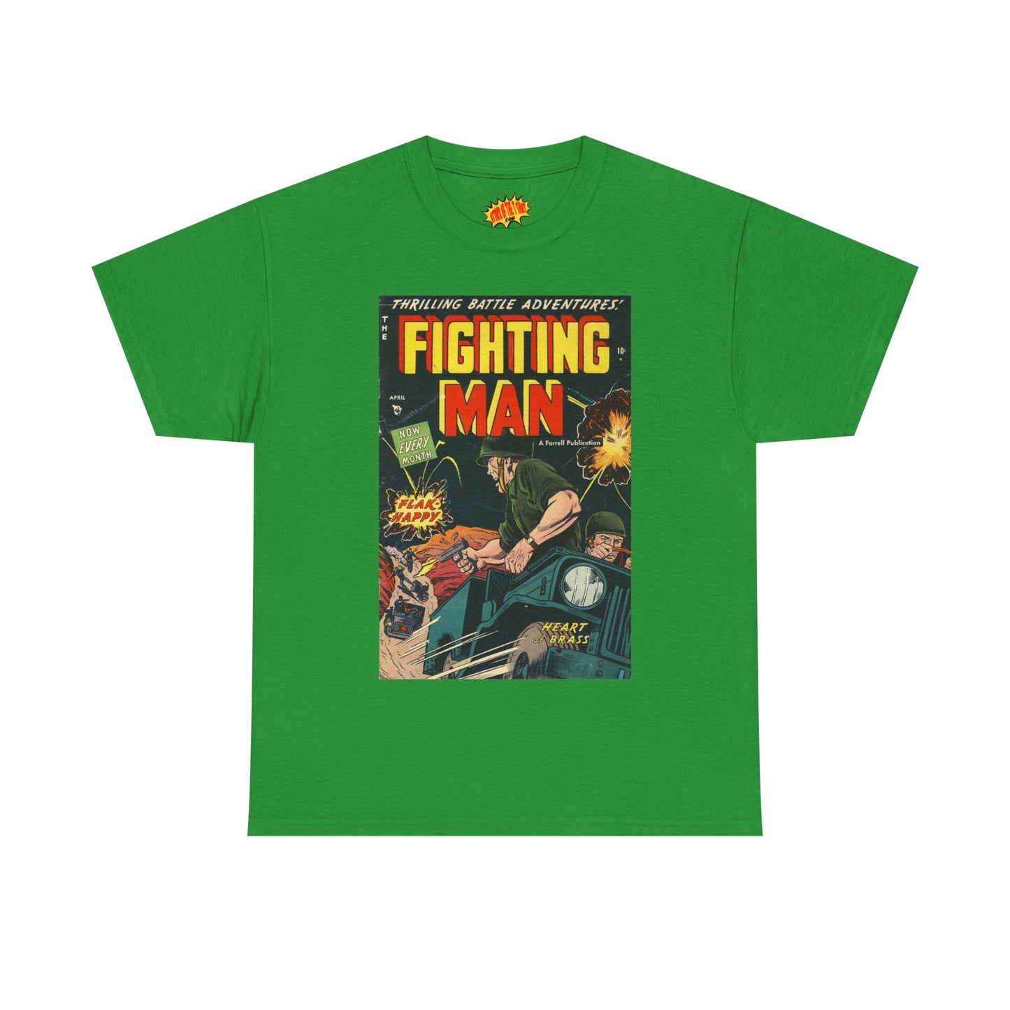 The Fighting Man April Comic Tee Shirt *Multiple Colors*