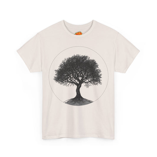 Circle Tree Sketch Drawing Graphic Art Tee Shirt *Multiple Colors*