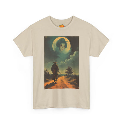 Walking Samurai w/Full Moon Woman T-Shirt
