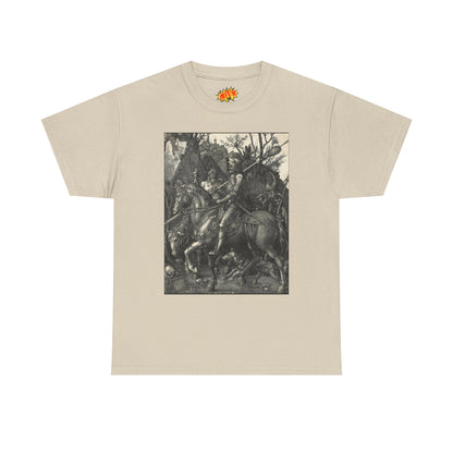 Knight. Death and the Devil - Albrecht Durer. Heavy Cotton Tee Many Colors/Sizes