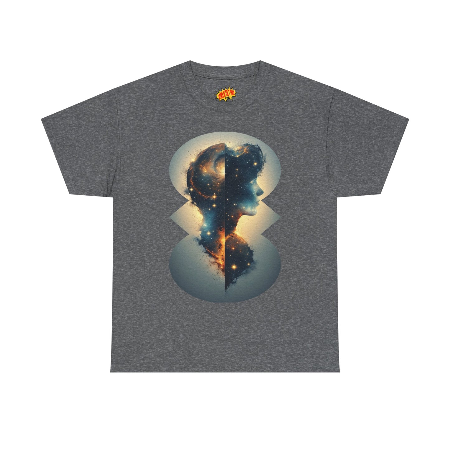 Cosmic Silhouette Galaxy Graphic Art Tee Shirt *Multiple Colors*