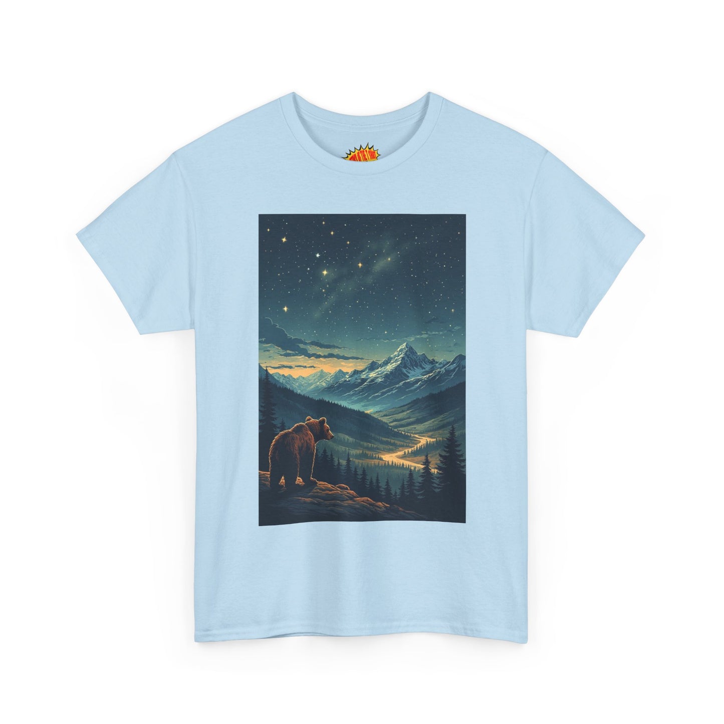 Mountain Bear Aurora Scene T-Shirt *Multiple Colors*