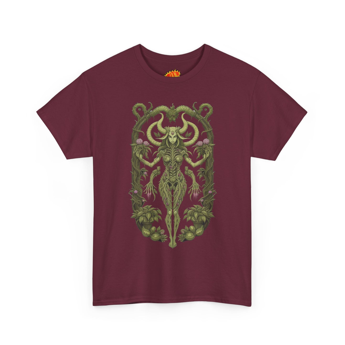 Dryad Flower Succubus Heavy Cotton Forest Dweller Tee Shirt *Multiple Colors*