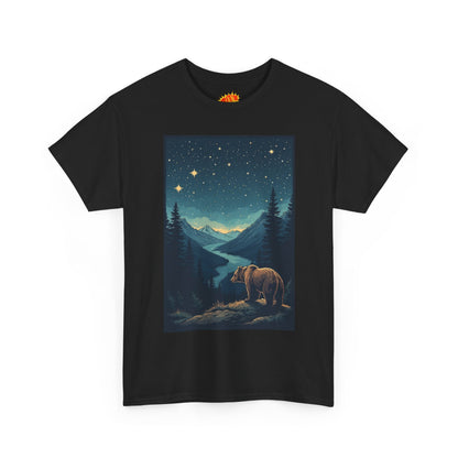 Grizzly Bear Night Scene T-Shirt