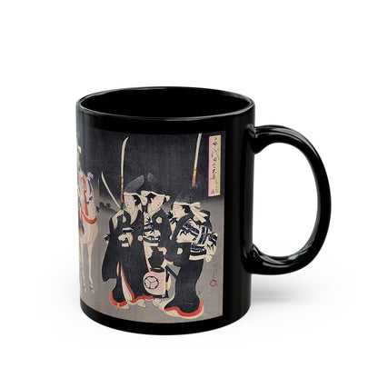 Evacuation of the Ladies - Toyohara Chikanobu Black Mug (11oz, 15oz)
