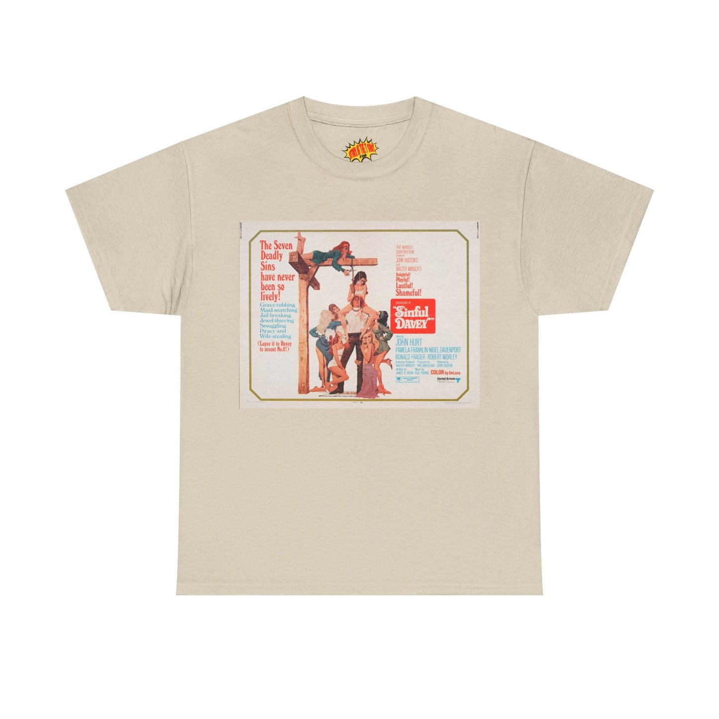 Sinful Davey Movie Poster T-Shirt *Multiple Colors*