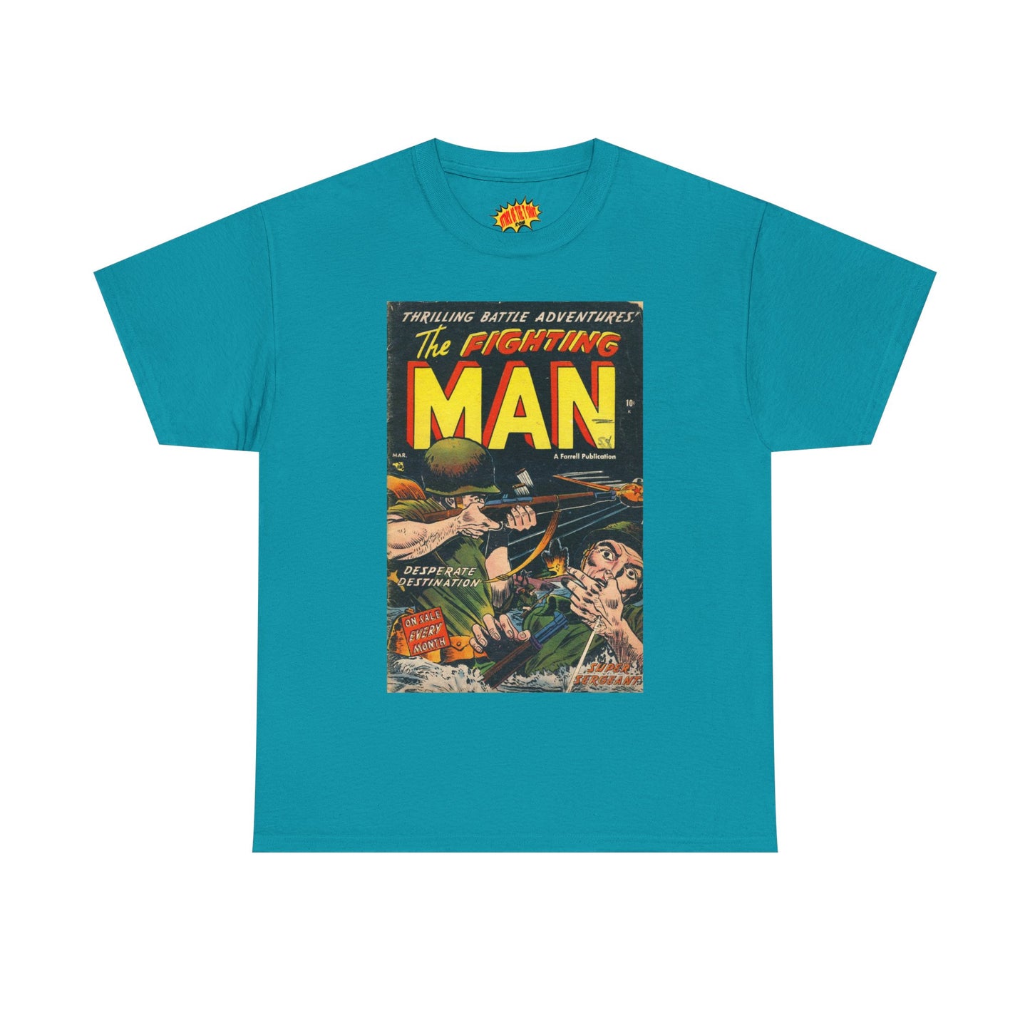 The Fighting Man March Comic Tee Shirt *Multiple Colors*
