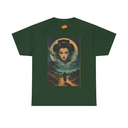Walking Samurai w/Geisha Moon T-Shirt
