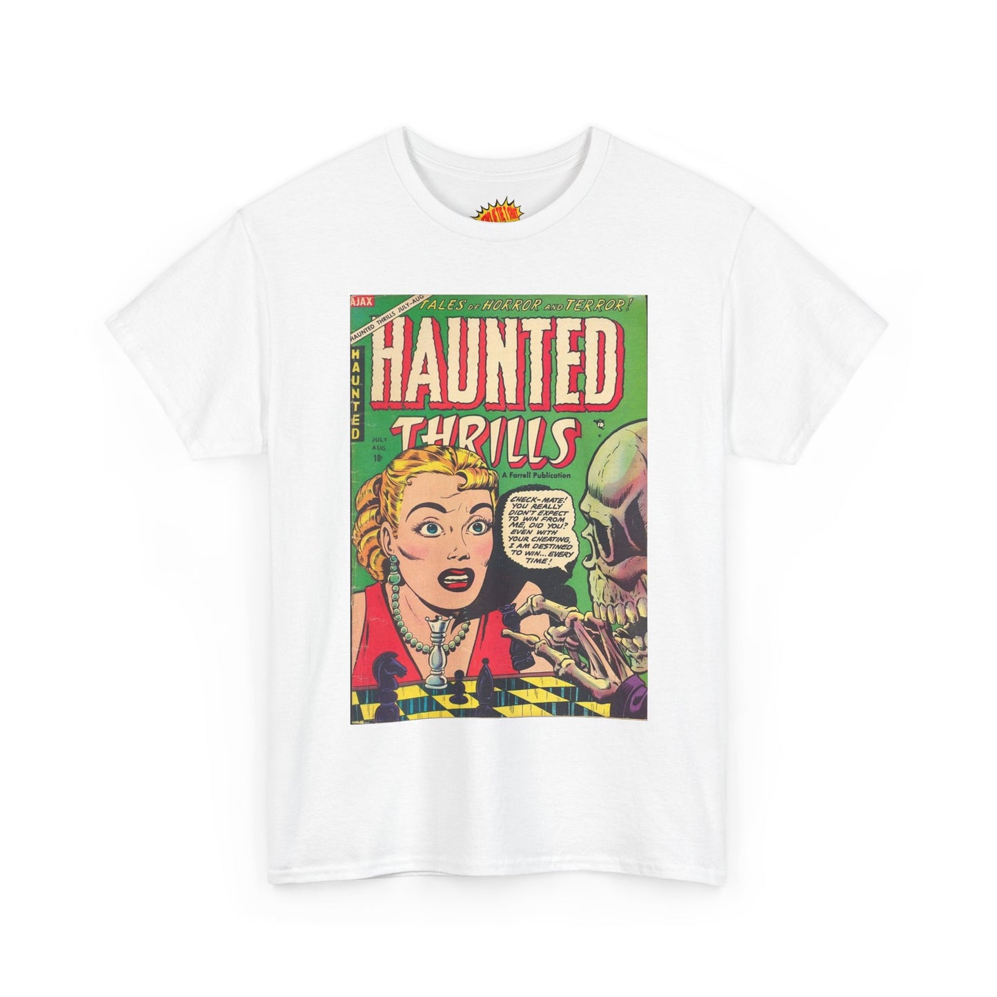 Haunted Thrills July - August Comic Tee Shirt *Multiple Colors*