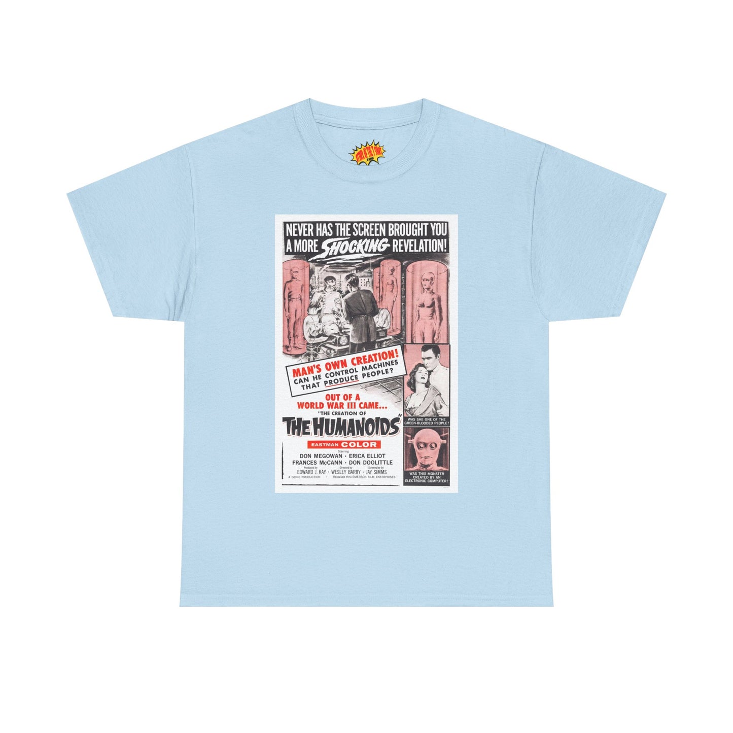 The Creation of the Humanoids Movie Poster T-Shirt *Multiple Colors*