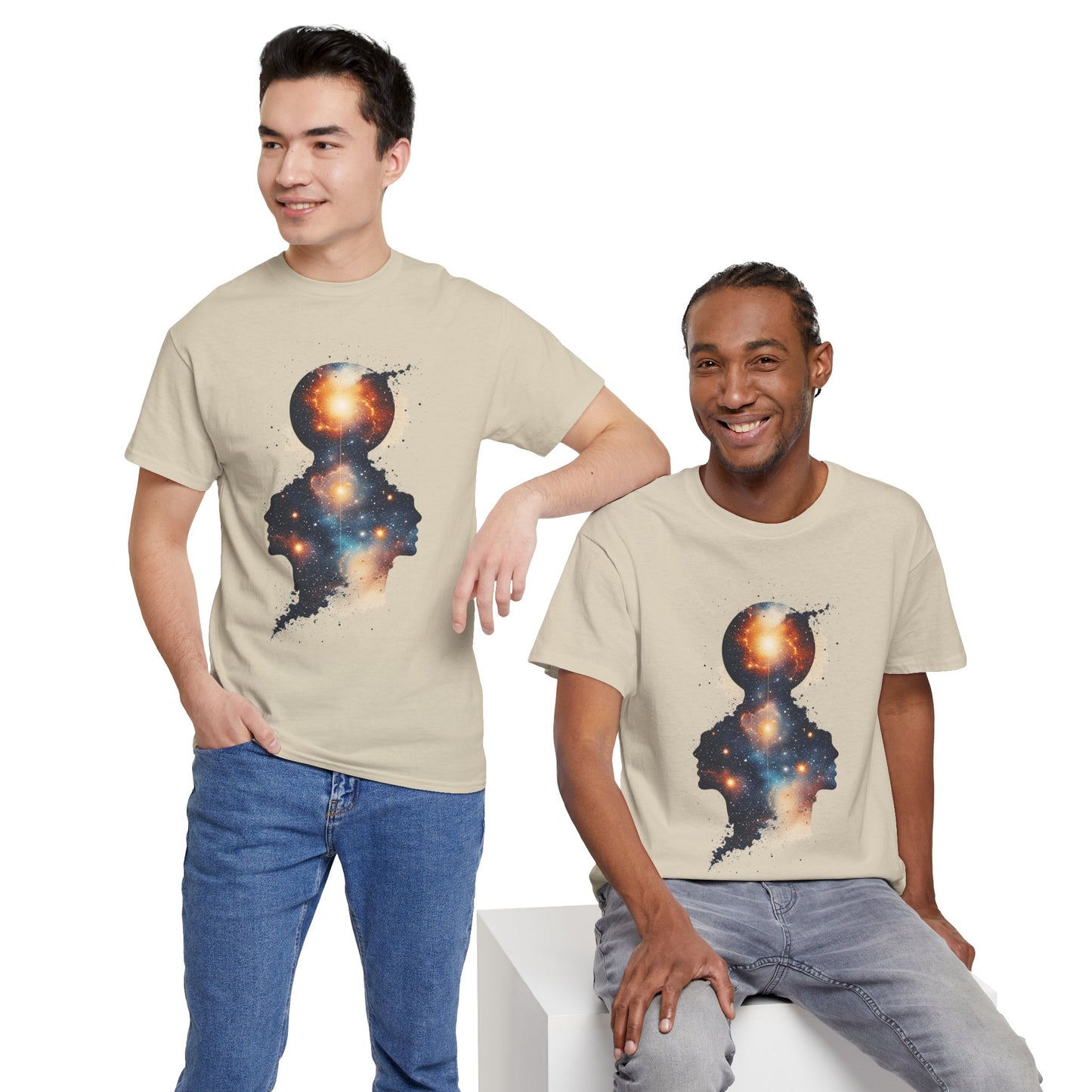 Multiple Galaxy Nebula Art Graphic Tee Shirt *Multiple Colors*