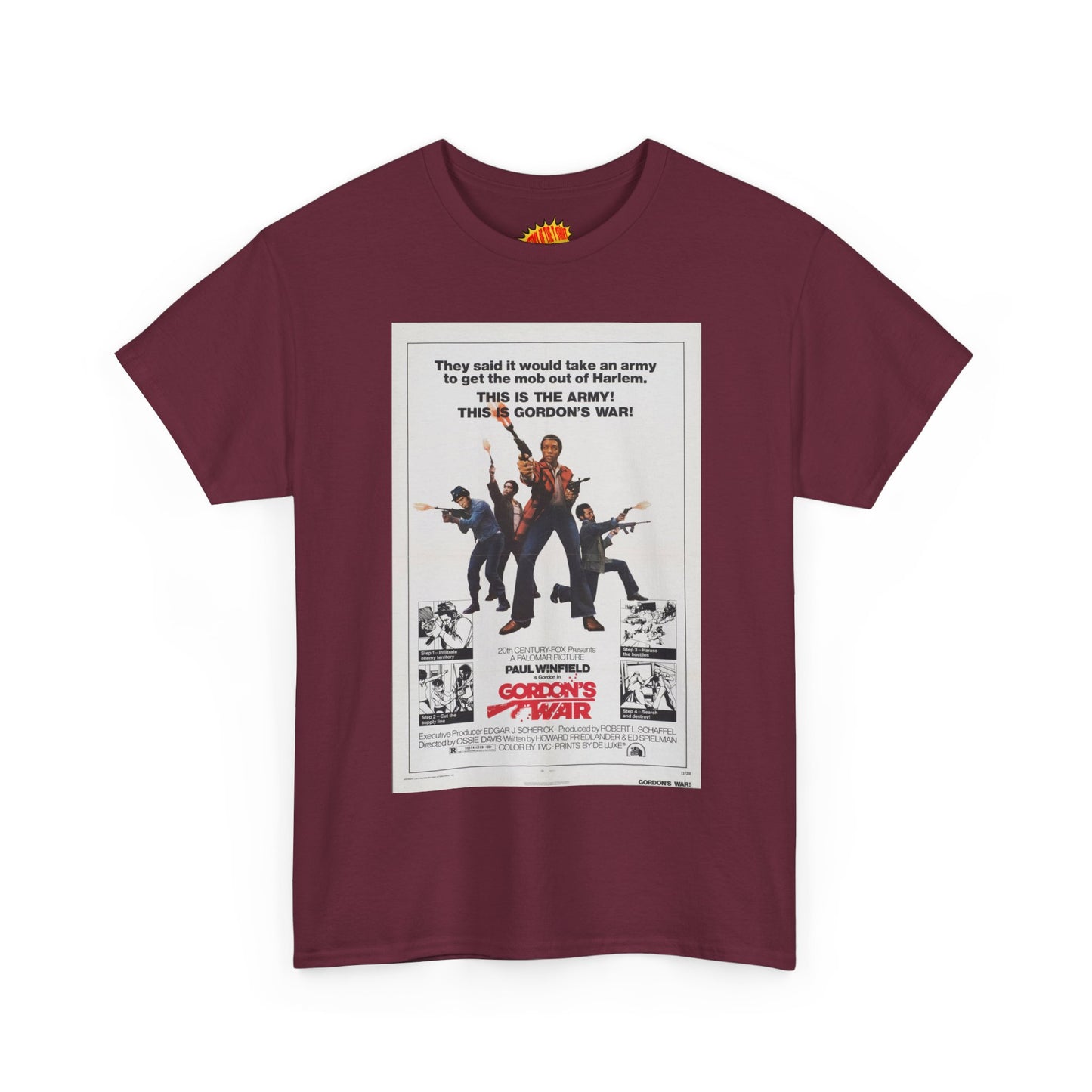 Gordon's War Movie Poster T-Shirt *Multiple Colors*