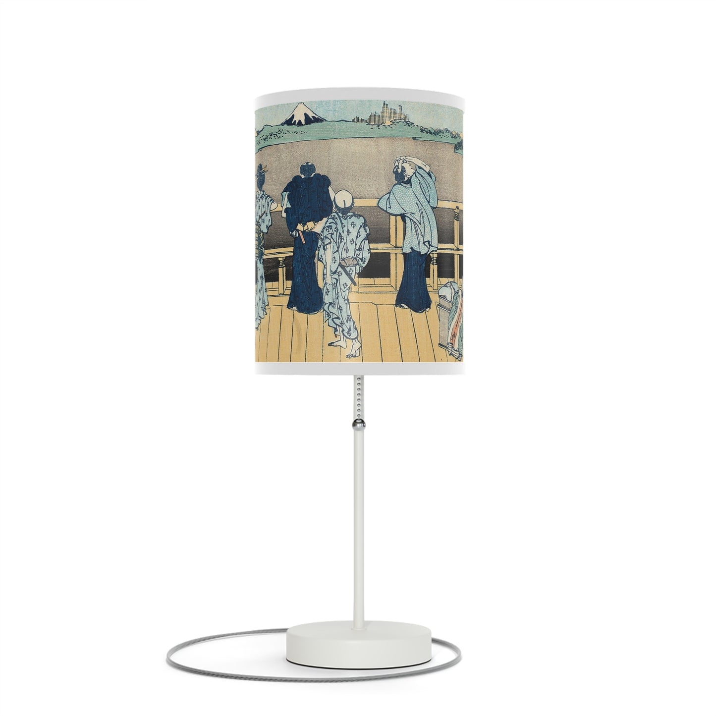 The Sazai Hall by Hokusai Japanese Lamp