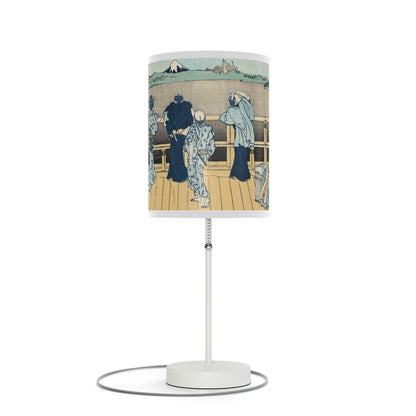 The Sazai Hall by Hokusai Japanese Lamp