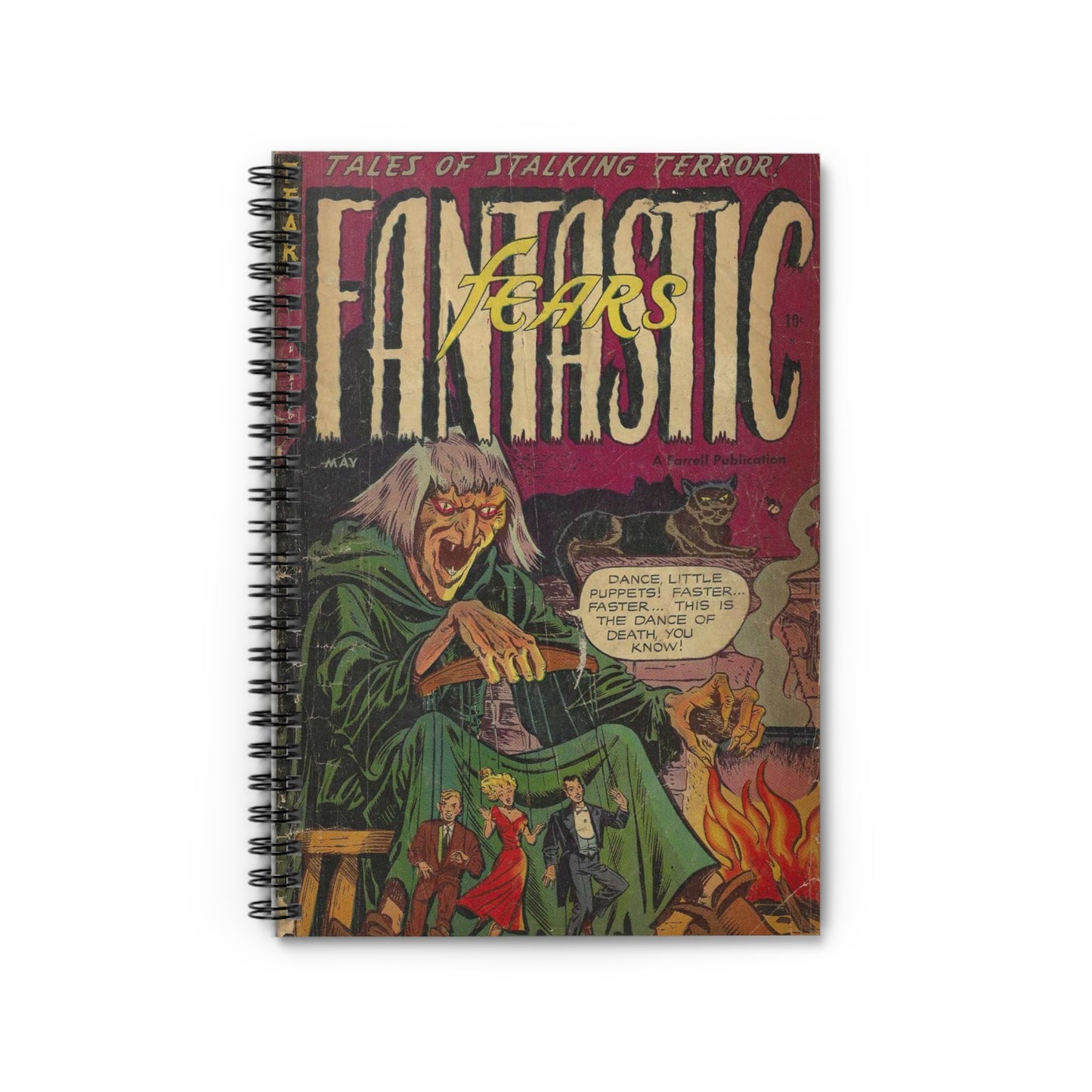 Fantastic Fears May Comic Spiral Notebook