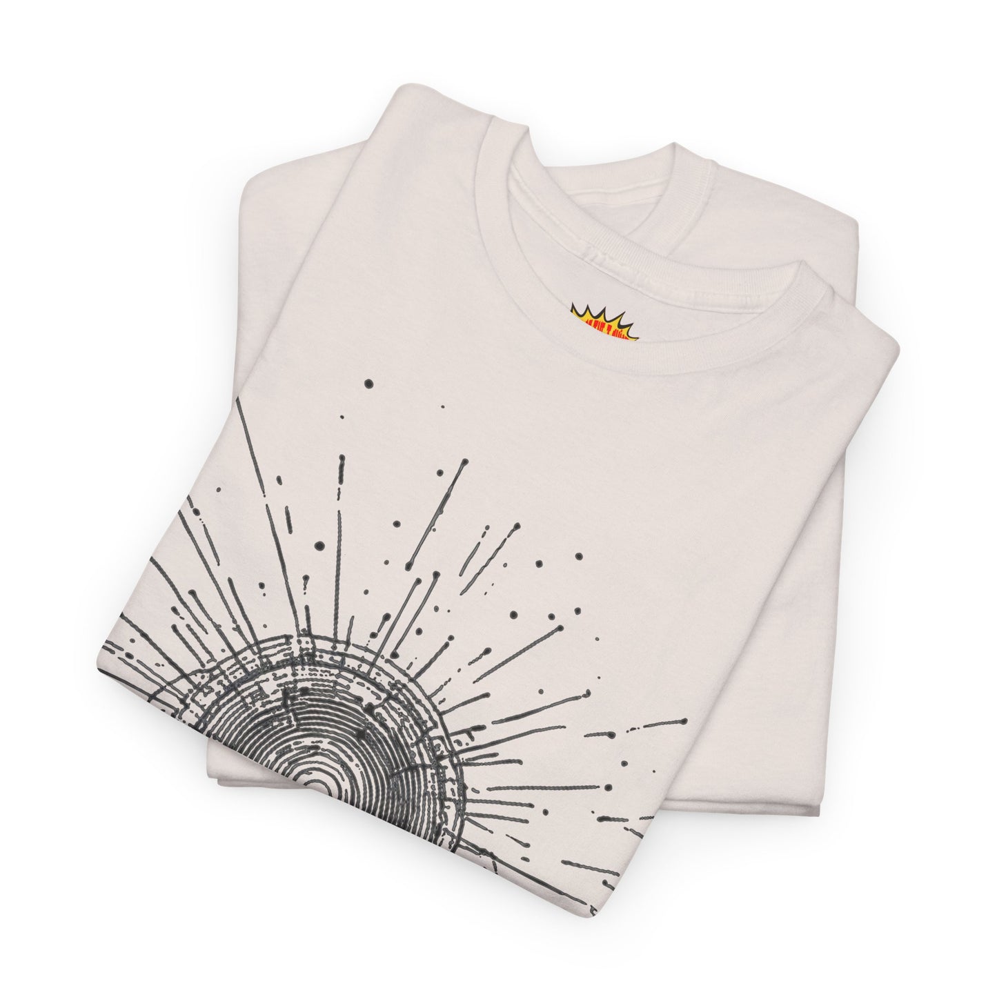 Circle Line Drawing Graphic Art Tee Shirt *Multiple Colors*