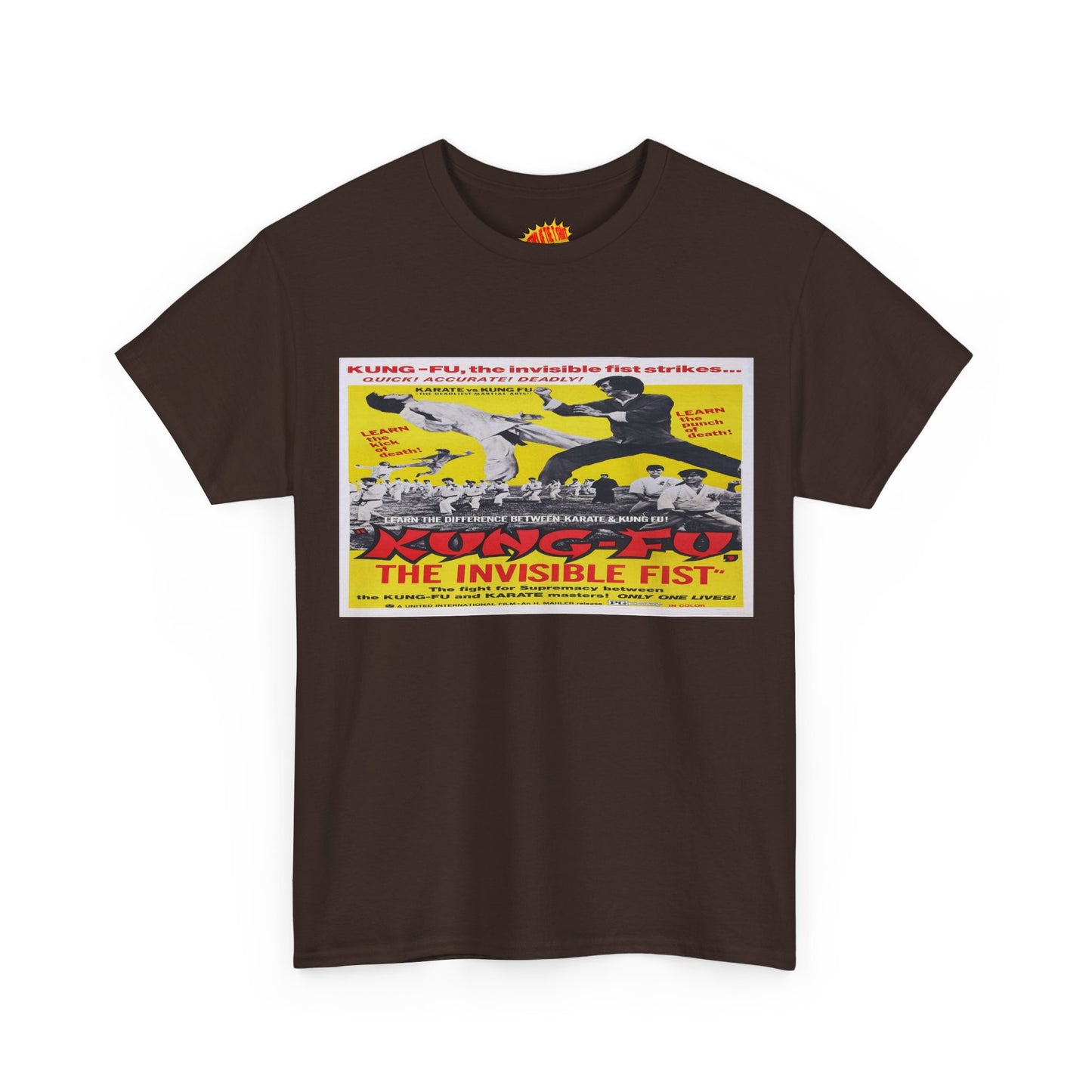 Kung Fu The Invisible Fist Movie Poster T-Shirt *Multiple Colors*