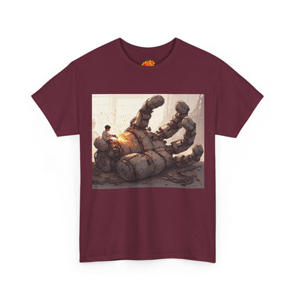 Anime Welder w/Giant Robot Hand T-Shirt