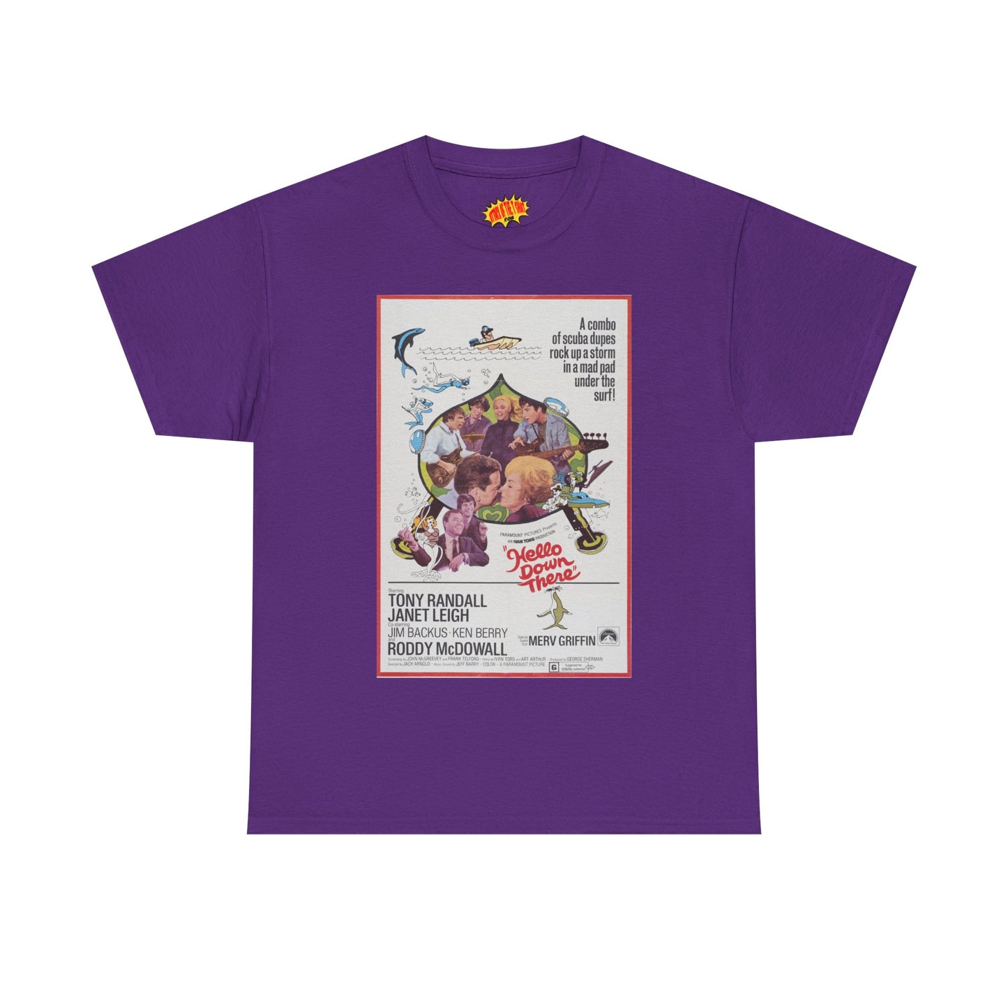 Hello Down There Movie Poster T-Shirt *Multiple Colors*