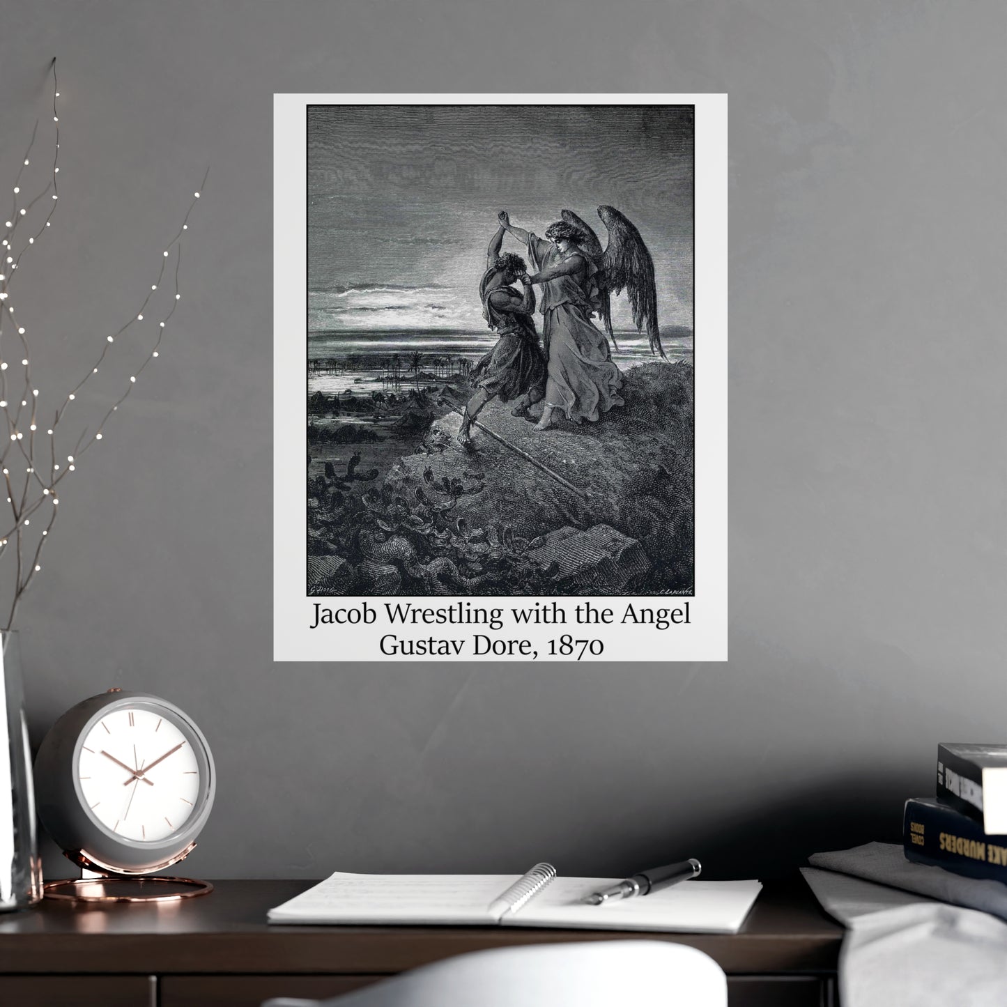Jacob Wrestling with the Angel - Gustav Dore, 1870
