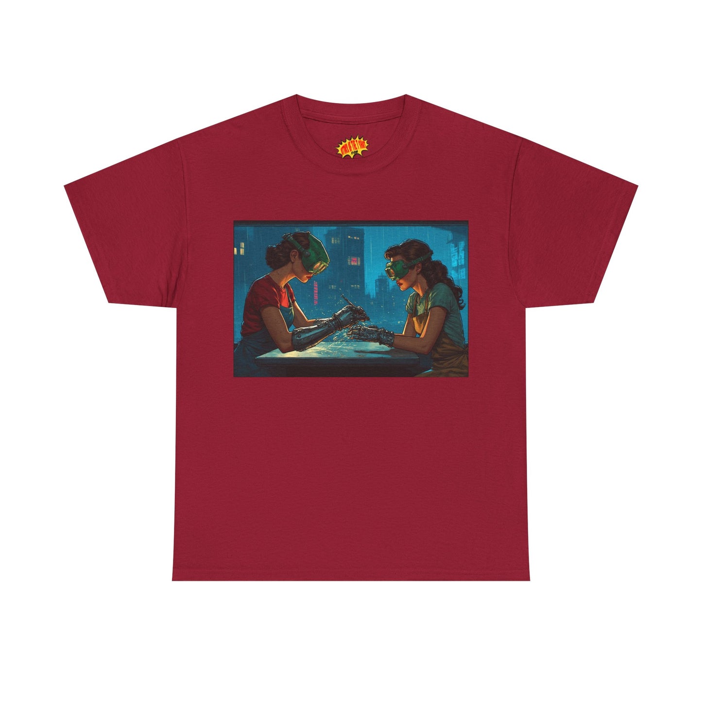 Cyberpunk Cyborg Hand Repair Scene T-Shirt *Multiple Colors*