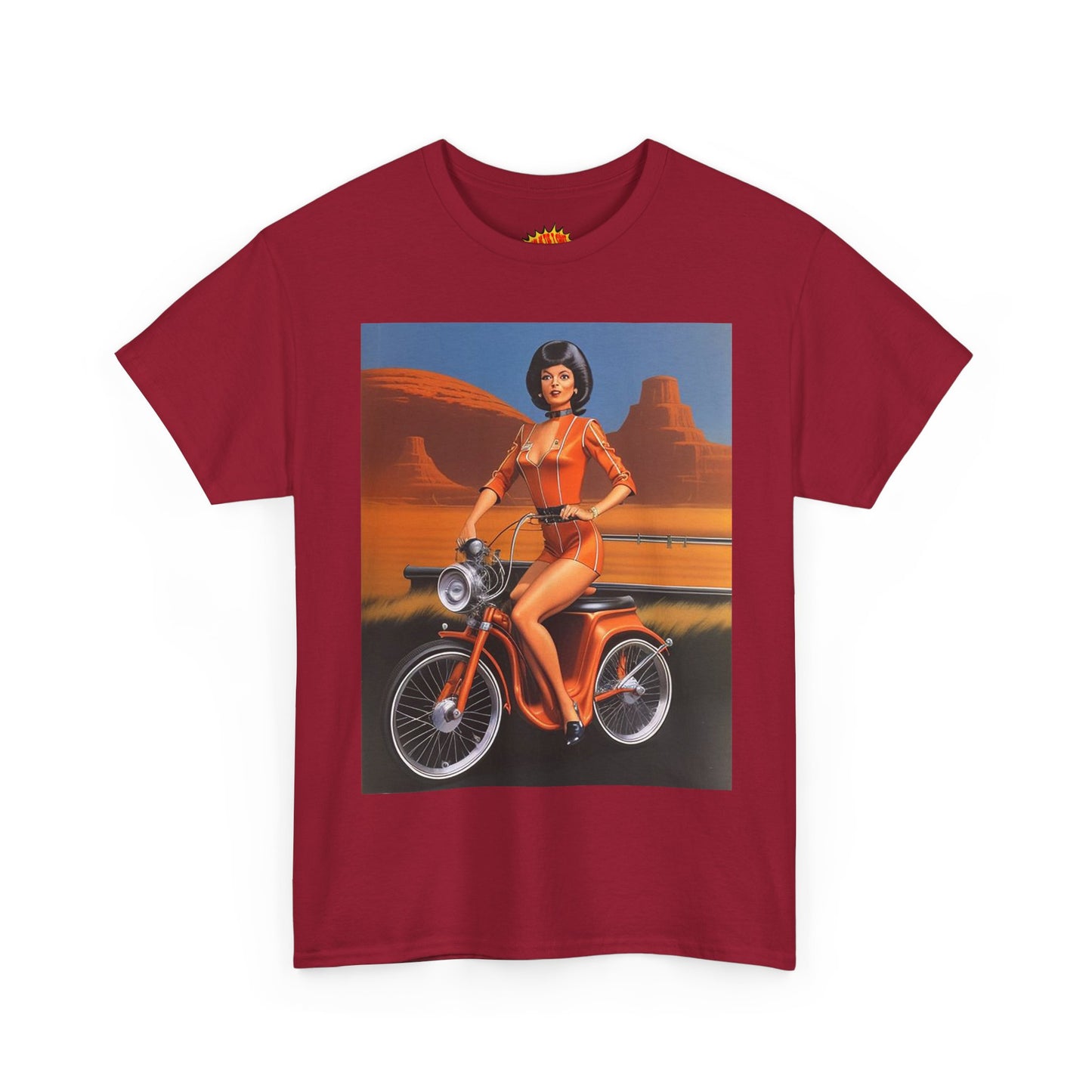 Retro Scooter Lady T-Shirt *Multiple Colors*