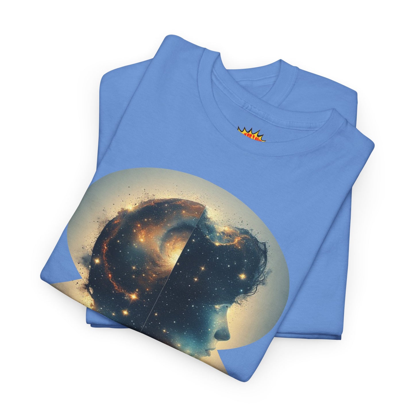 Cosmic Silhouette Galaxy Graphic Art Tee Shirt *Multiple Colors*