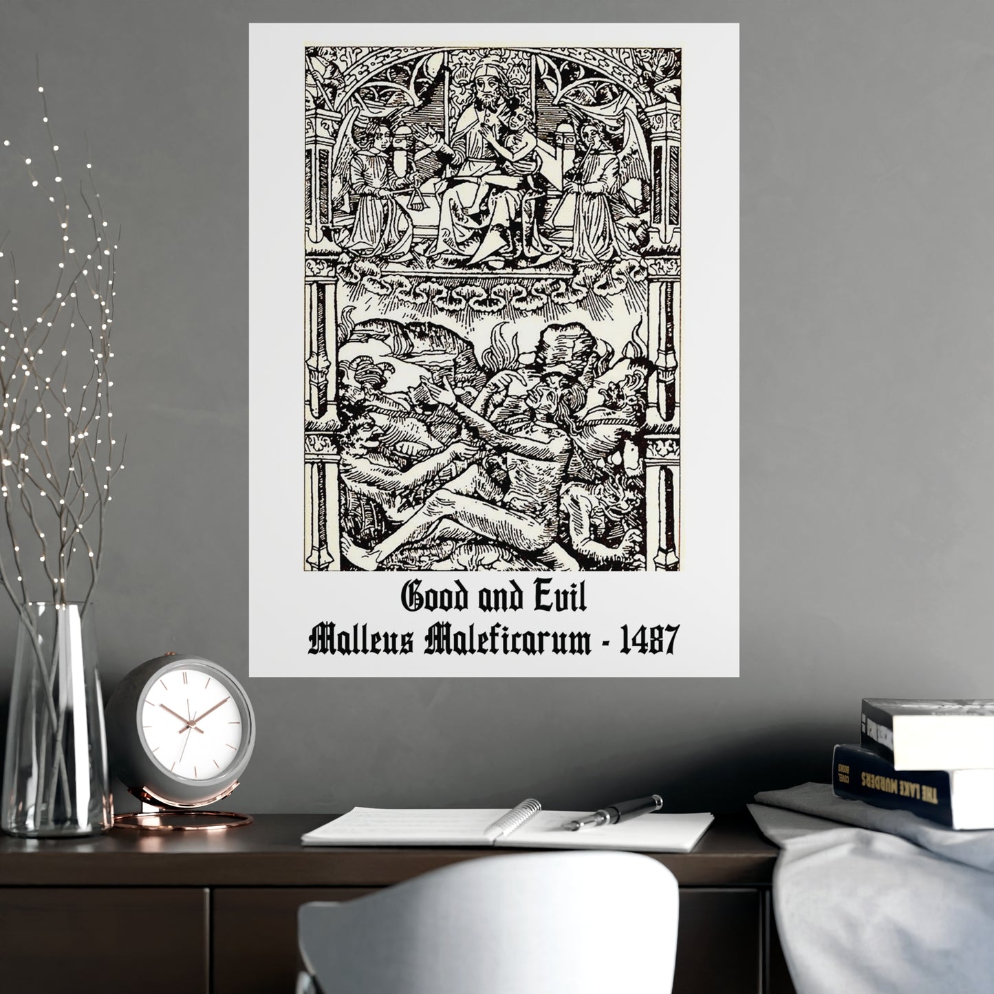 Good and Evil - Malleus Maleficarum, 1487 - Many Sizes Available