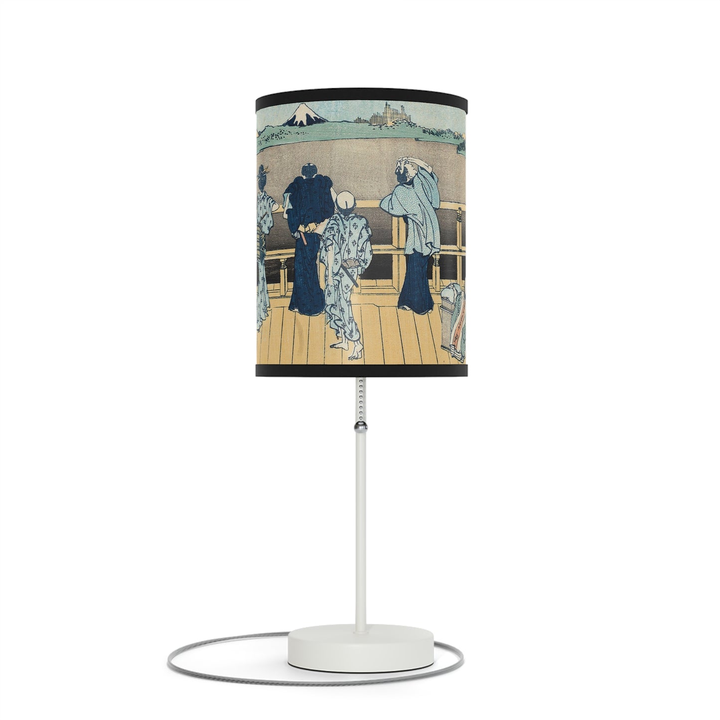 The Sazai Hall by Hokusai Japanese Lamp